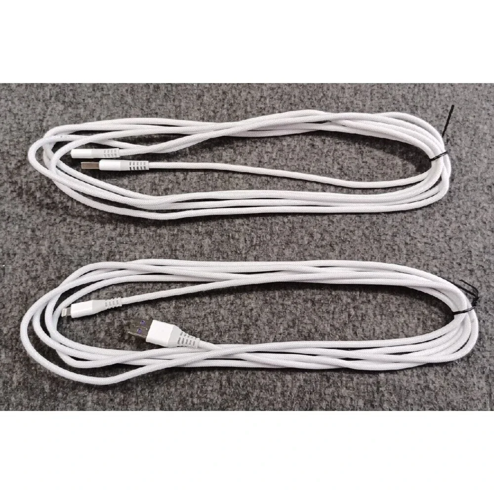 10FT Long USB Cable For iPhone 5 6 7 8 Plus X XS Max XR 11 12 Mini Set of 2